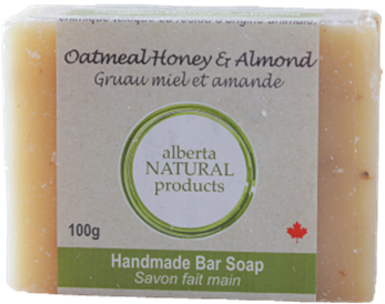 Oatmeal Honey & Almond Labelled Bar Soap