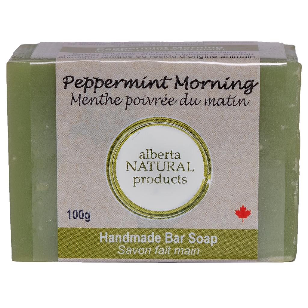 Peppermint Morning Labelled Bar Soap