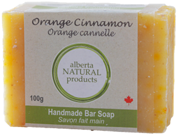 [006609] Orange Cinnamon Labelled Bar Soap