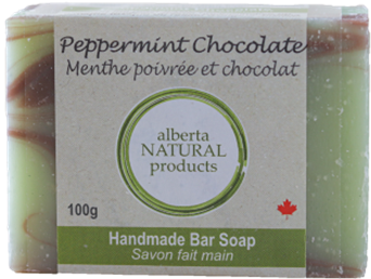 [006614] Peppermint Chocolate Labelled Bar Soap