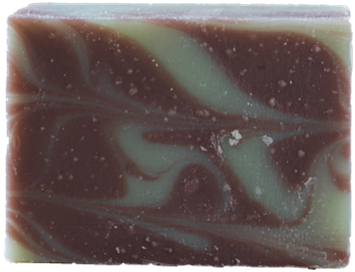 [006615] Peppermint Chocolate Unlabelled Bar Soap