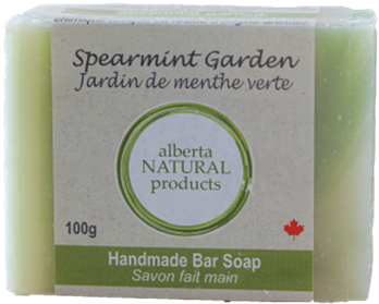 [006624] Spearmint Garden Labelled Bar Soap